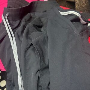 Fabletics Black Jogger set Pants 4x and 4x top